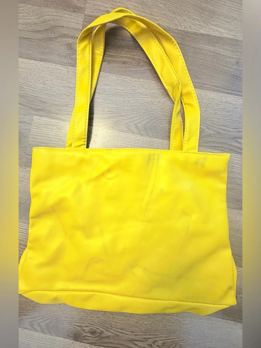 Yellow Bow-Accent Tote Bag - Women